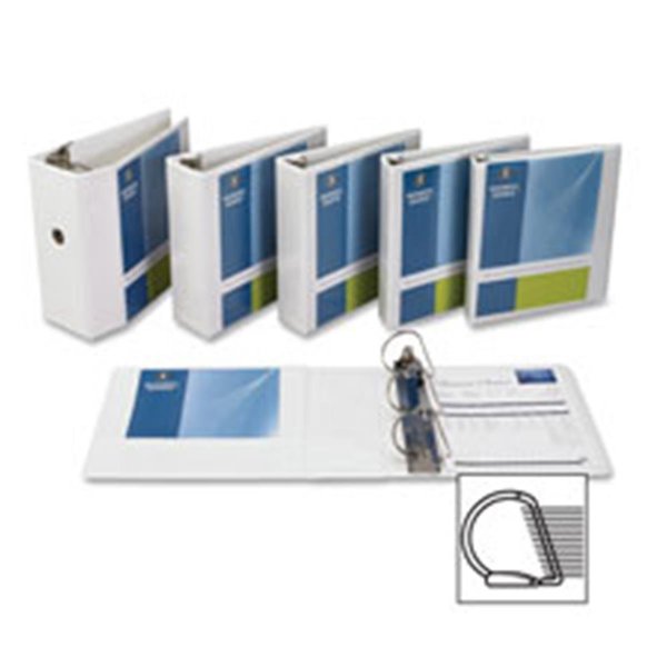 Business Source Basic D Ring White View Binders - White BSN28441BD